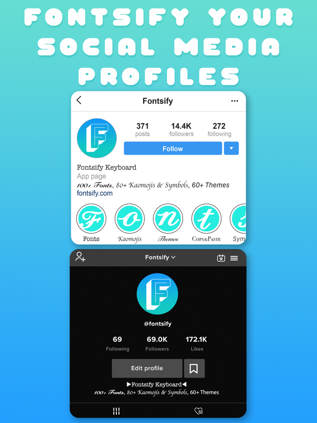 ‎Cool Fonts Keyboard – Fontsify Screenshot
