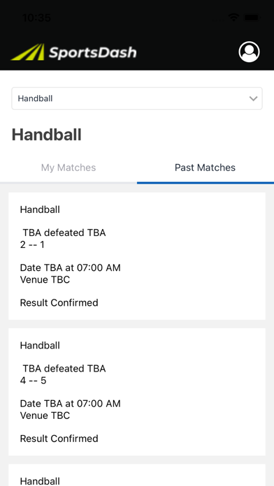 SportsDash Screenshot