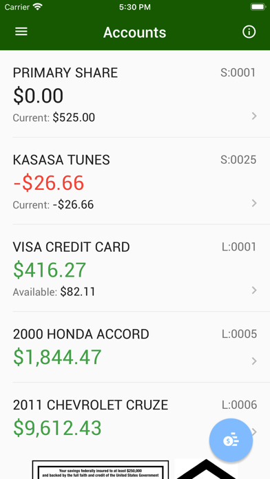 Fergus Federal CU Screenshot