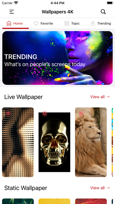 Live Wallpaper - Home Screen Screenshot