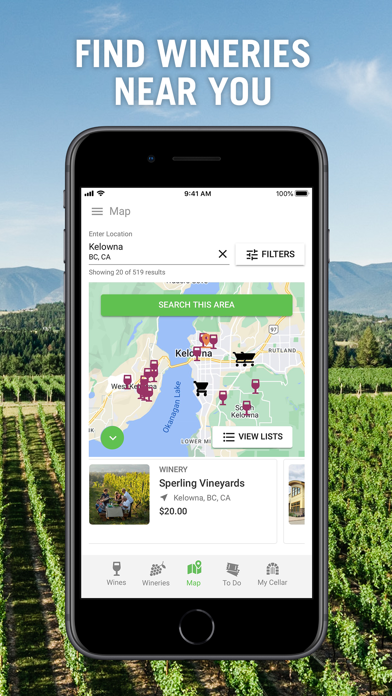 Wines of BC Explorer Screenshot