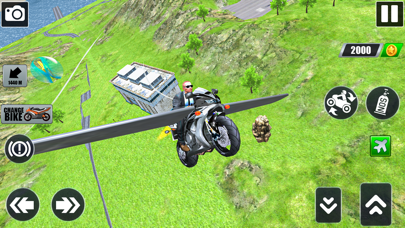 Flying Bike: Taxi Simulator Screenshot