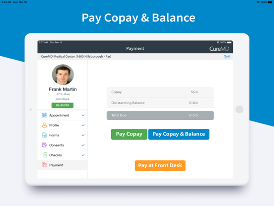 CureMD KIOSK iPad screenshot 8 - Medical app