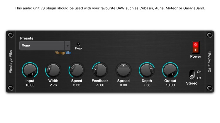 Vintage Vibe AUv3 Plugin