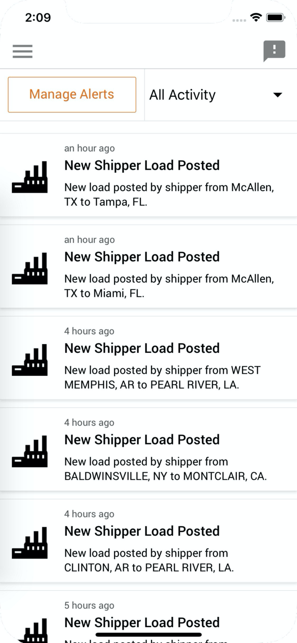 ComFreight: Load Matching App screenshot 4
