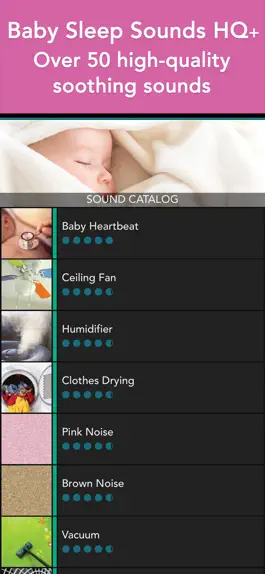 Game screenshot Baby Sleep Sounds HQ+: Shusher mod apk