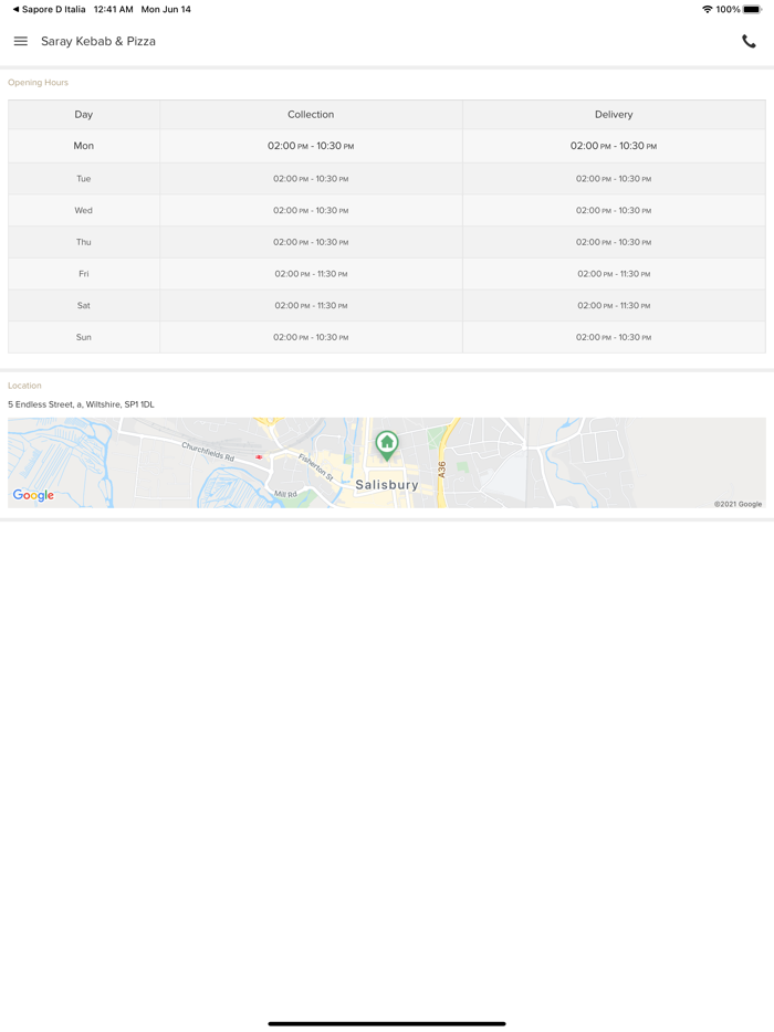 Saray Kebab and Pizza