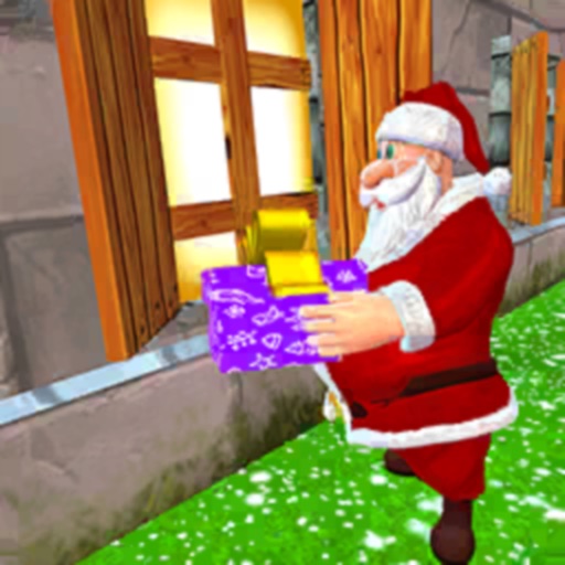 Santa Christmas Infinite Track Icon