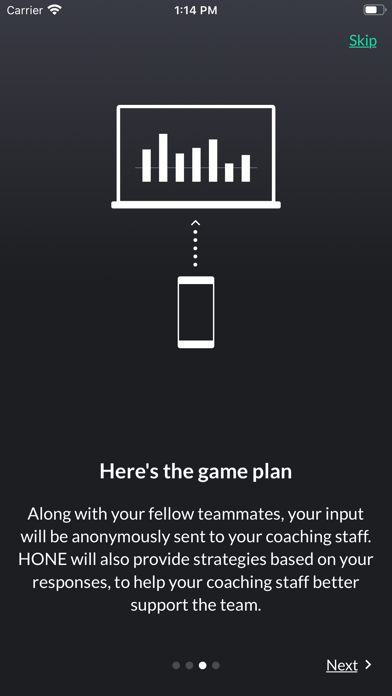 Hone Athletics Screenshot