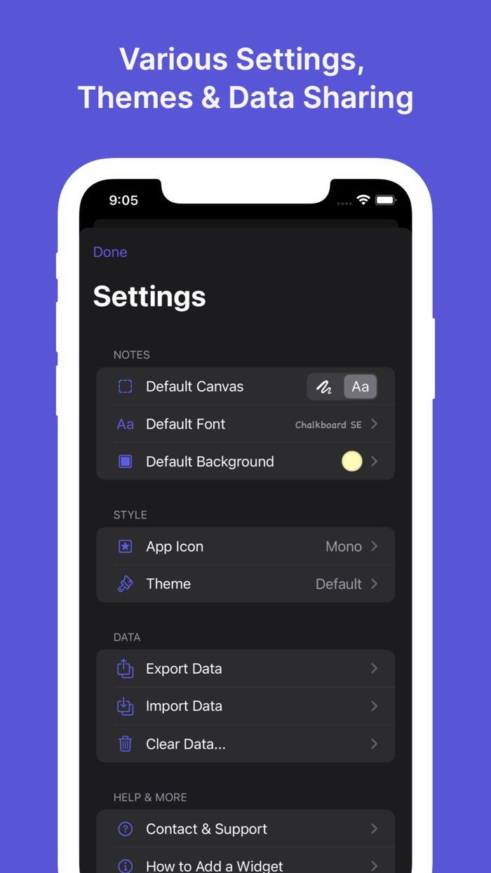 Jot • Sticky Note Widgets