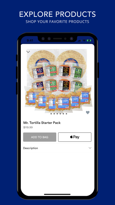 Mr. Tortilla Store Screenshot