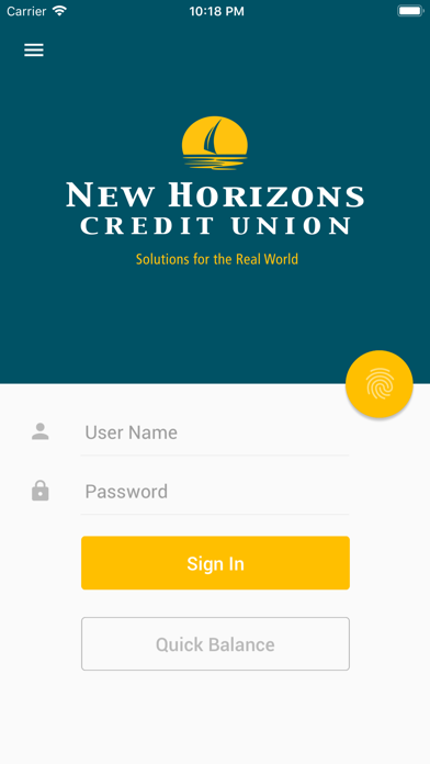 New Horizons CU Mobile Banking Screenshot