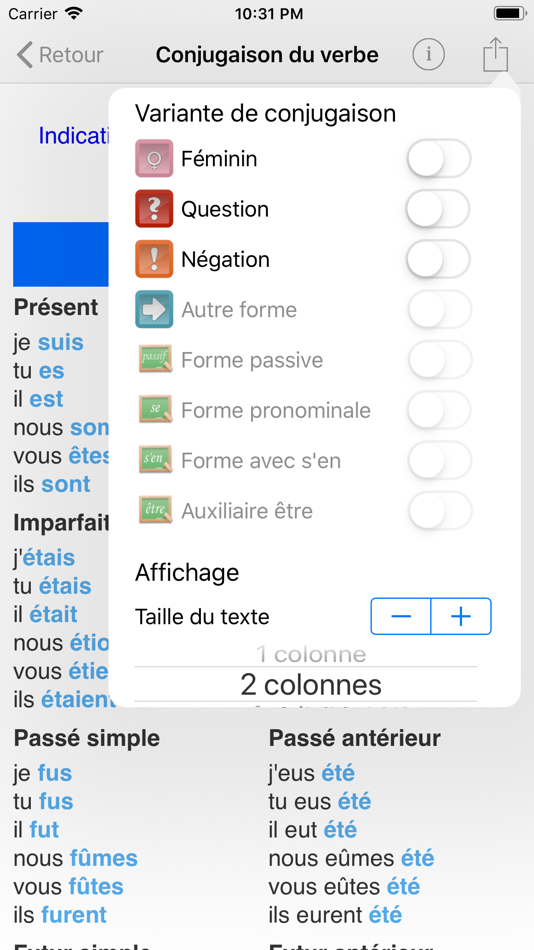 #6. Le Conjugueur (macOS) 由: Brewalan Le Dru