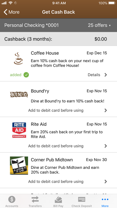 Bank 34 Screenshot