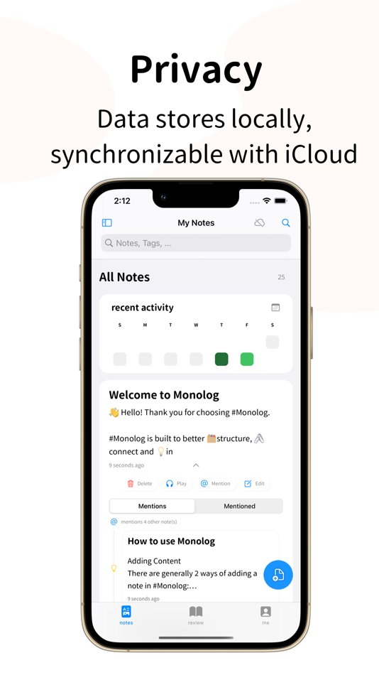 #2. Monolog - Minimalist Notes (macOS) 由: 澍 王