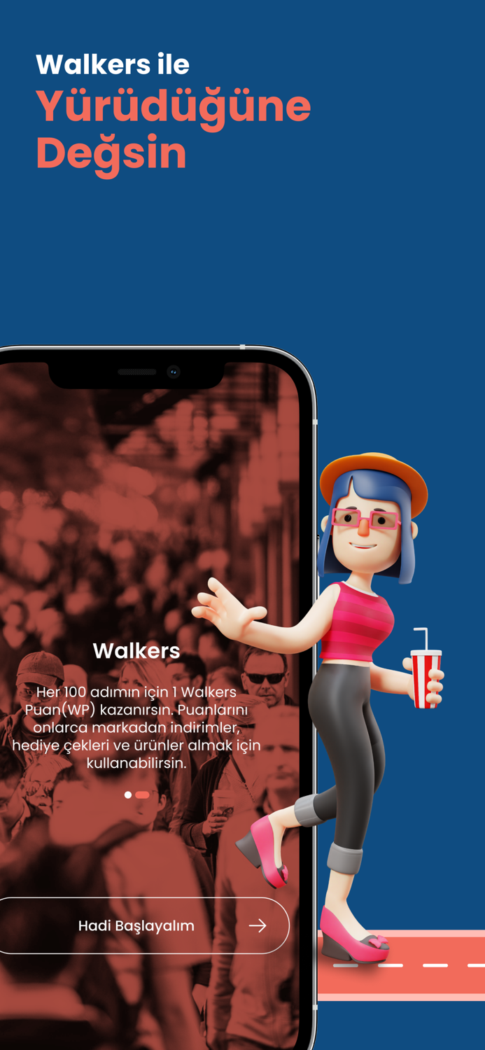 Walkers Yürüyüş and Adımsayar