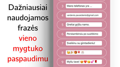 Lietuviška klaviatūra “Ačiū” Screenshot