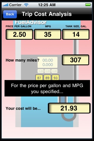 FuelAdvisor for iPhone screenshot 4