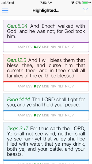 MultiVersion Bible (Offline) Screenshot