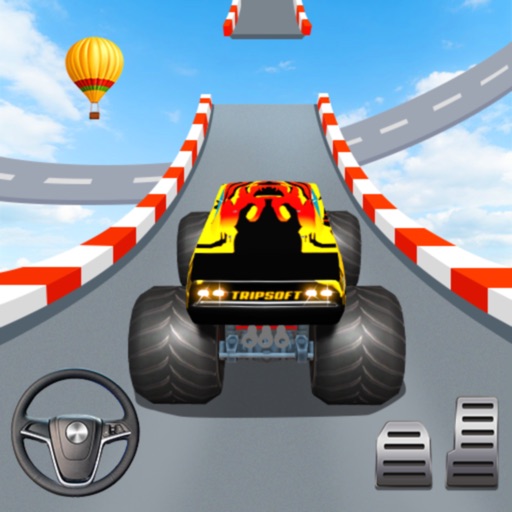 SuperHero Car Stunt Race City Icon