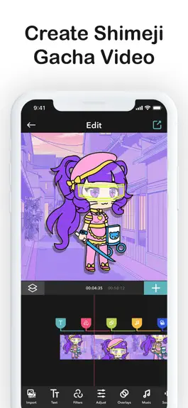Game screenshot Shimeji Gacha Cute Video Maker mod apk