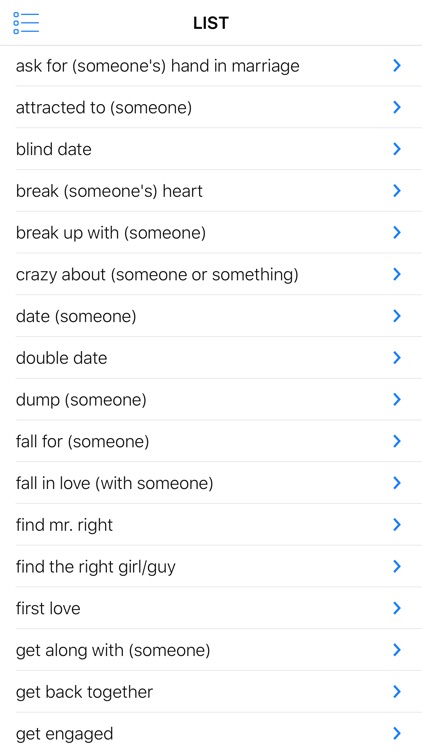 Love idioms in English