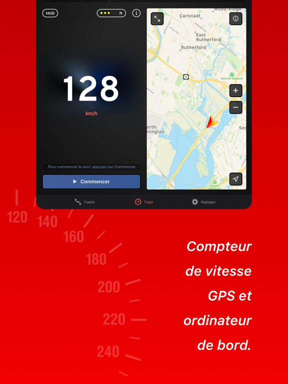 Screenshot #5 pour Speed Tracker: vitesse GPS