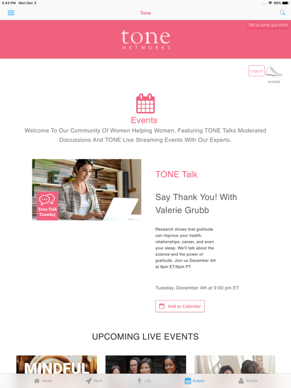 Tone Networks:Advice On Demand iPad screenshot 7 - Lifestyle app