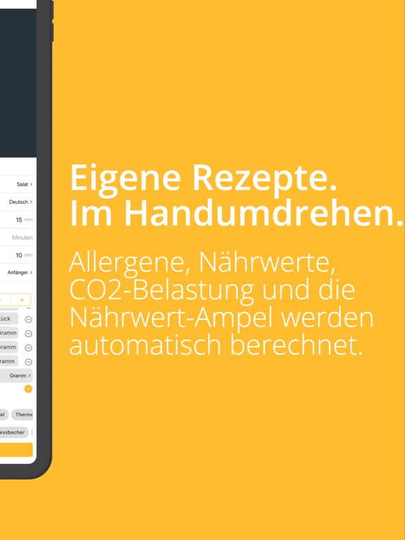 Fylet - Rezepte mit Details iPad screenshot