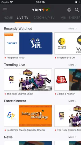 Game screenshot YuppTV - Live TV & Movies apk