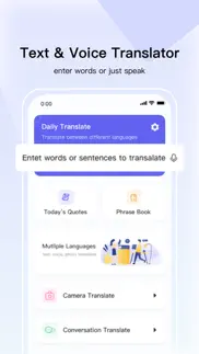 daily translate iphone screenshot 1