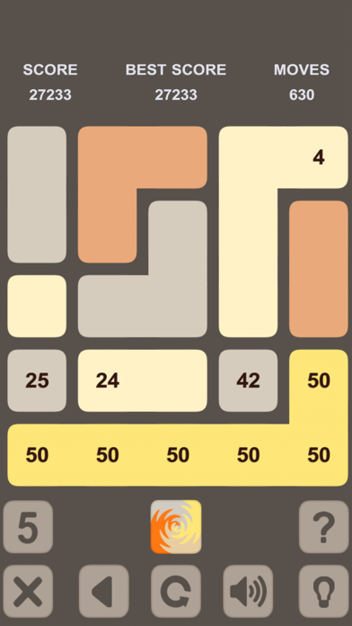 Blocks Numbers Puzzle Screenshot