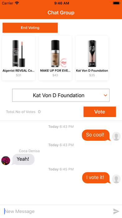 App screenshot