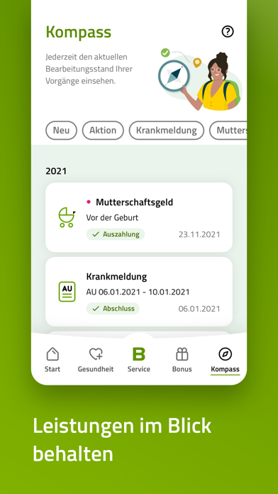 BARMER-App Screenshot