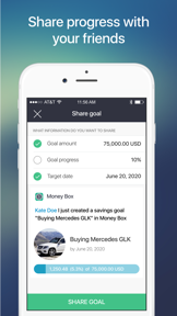 Money Goals: Savings Box screenshot