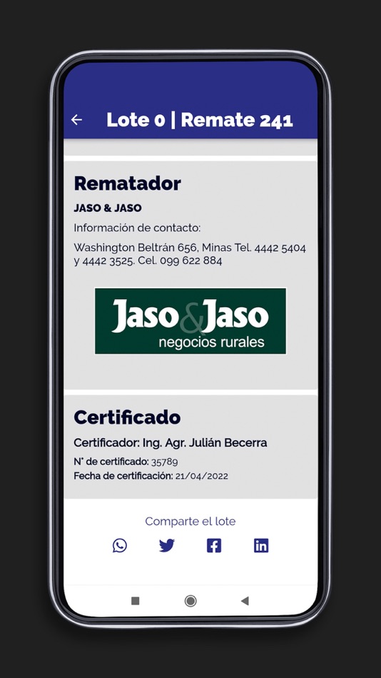 #1. Pantalla Uruguay Remates (iOS) Podle: PANTALLAS URUGUAY S.A.