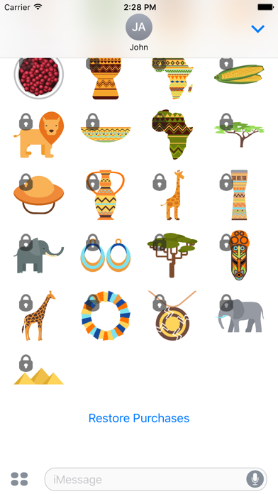 Kwanzaa Sticker Set Screenshot