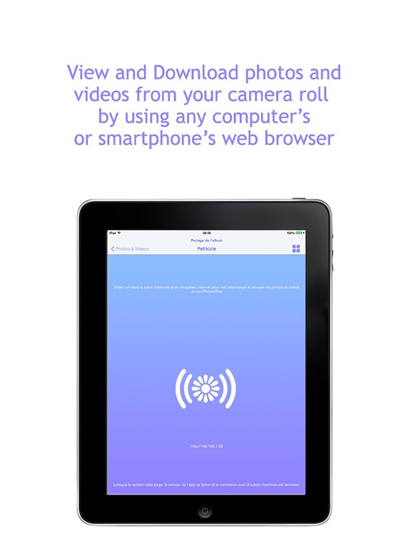 Photos In Wifi iPad screenshot
