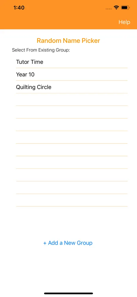 Random Name Picker