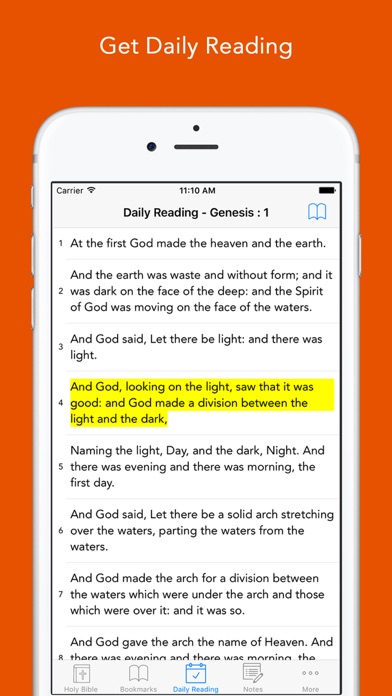 KJV Bible: King James Version Screenshot