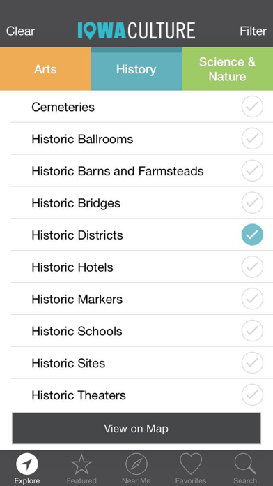 Iowa Culture App Screenshot