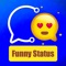 The best app and huge collection of statuses for all occasions for quick update status in social sites and for any chat application etc
