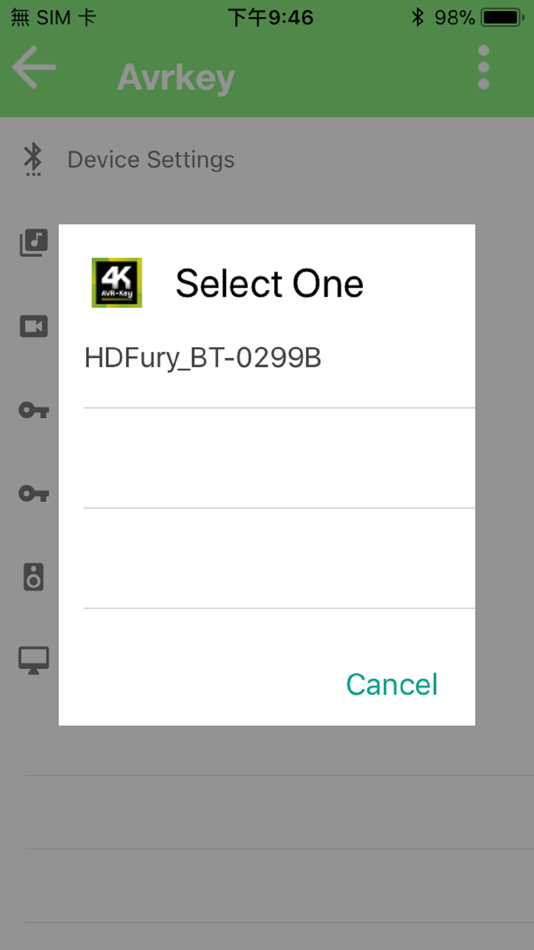 #1. 4K AVR-Key Total Control (iOS) Podle: Affyy