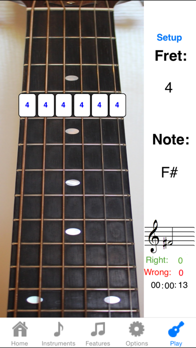 Screenshot #3 pour Guitar Fretboard Addict