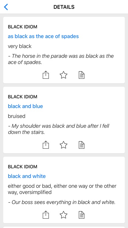 Legal & Color idioms