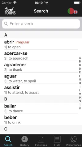 Game screenshot Portuguese Verbs & Conjugation mod apk