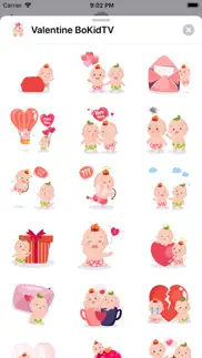 How to cancel & delete valentine emoji funny stickers 3