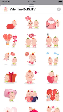 Game screenshot Valentine Emoji Funny Stickers apk