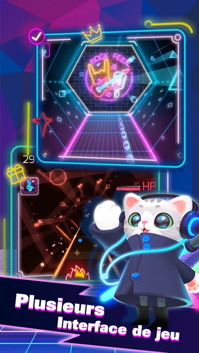 Screenshot #1 pour Sonic Cat - Slash the Beats