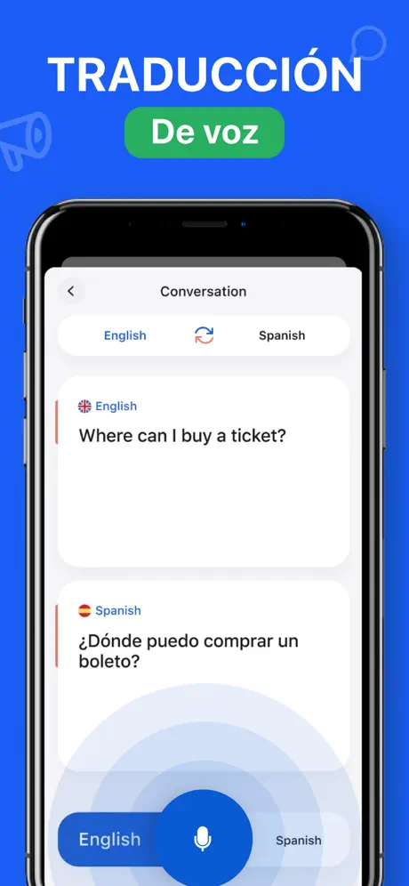 Traductor de inglés a español